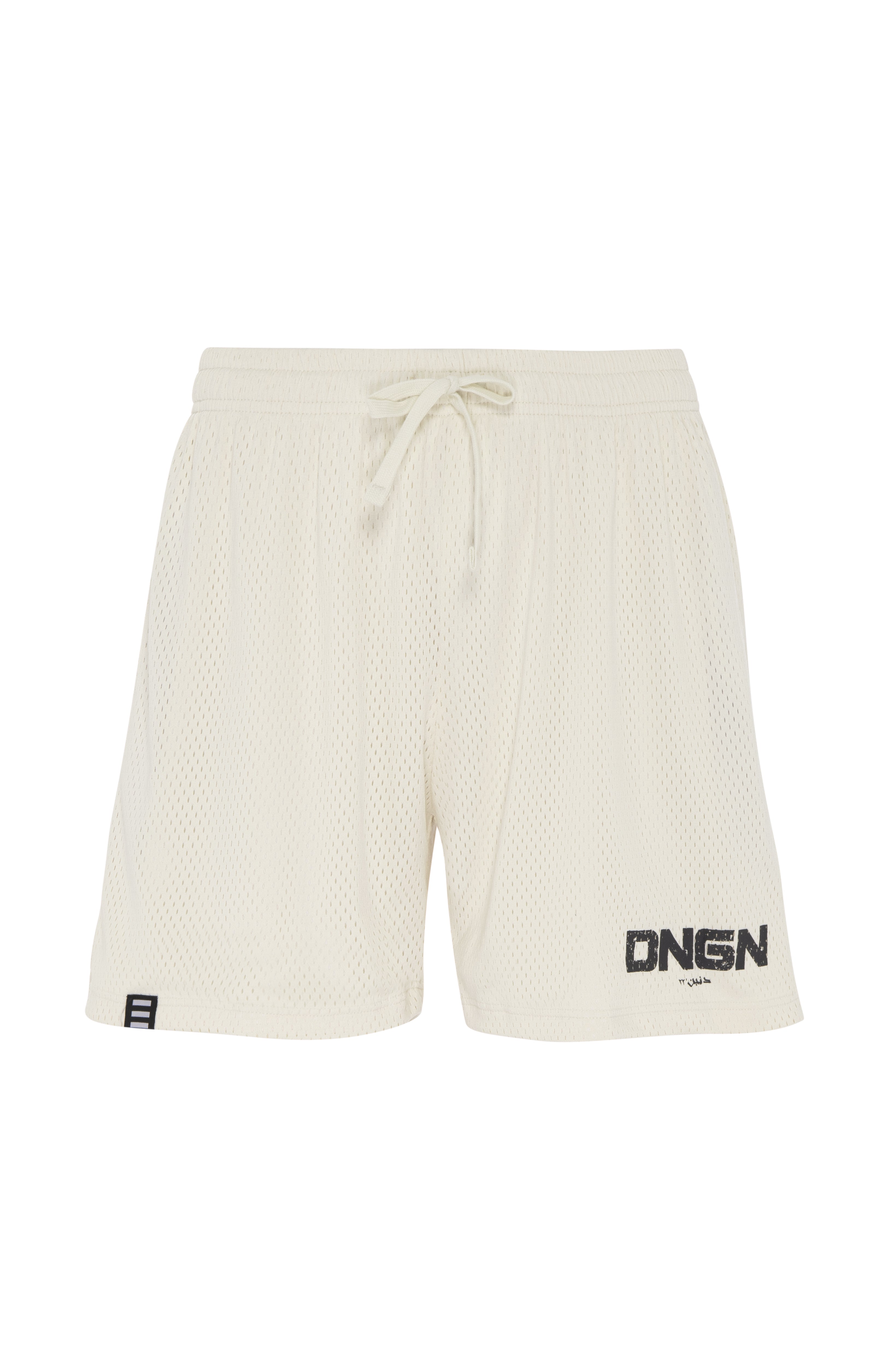 white short with dngn logo