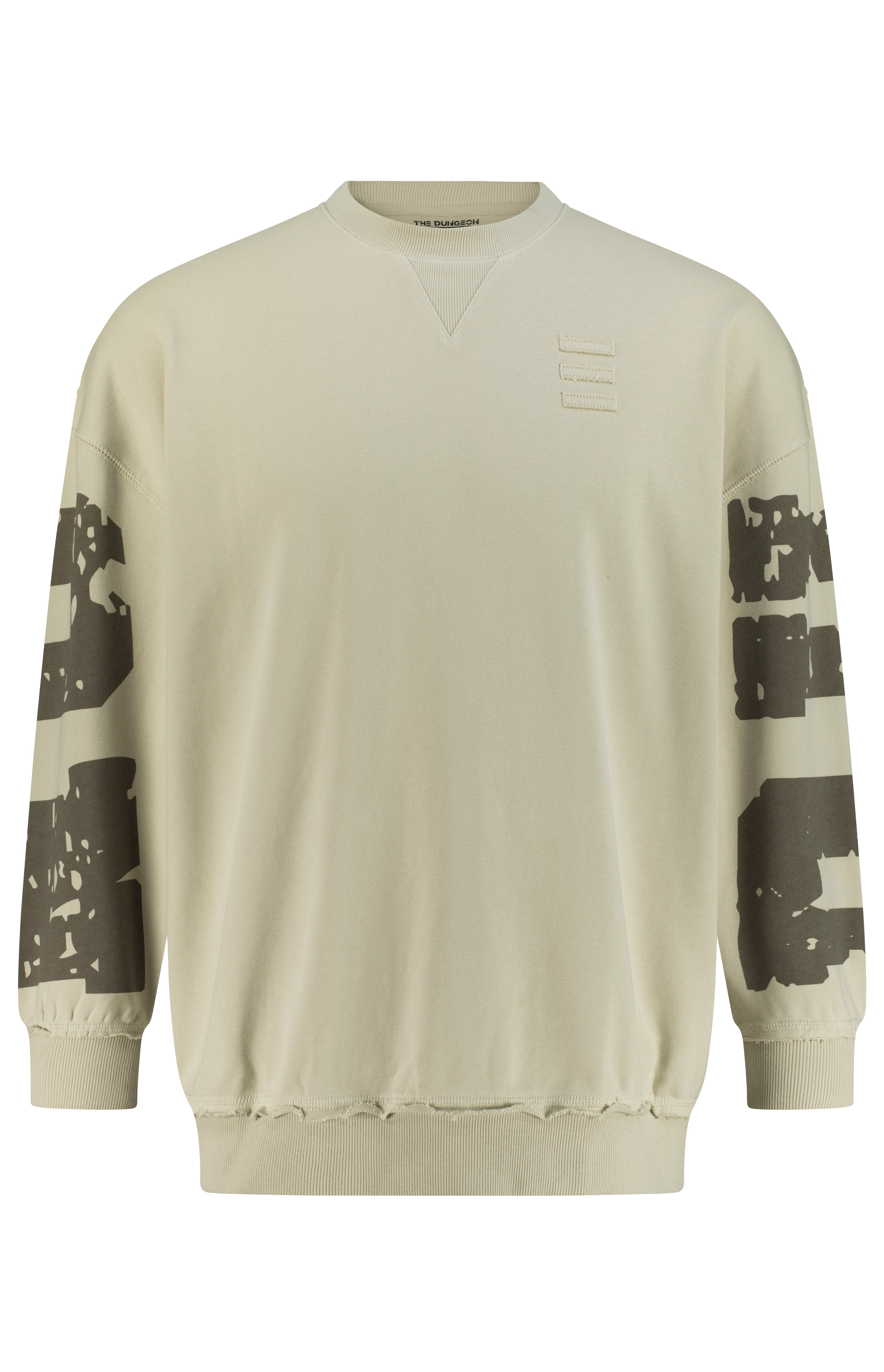 DUNGEON RIPPED SWEATSHIRT
Best Beige T-Shirt in UAE.