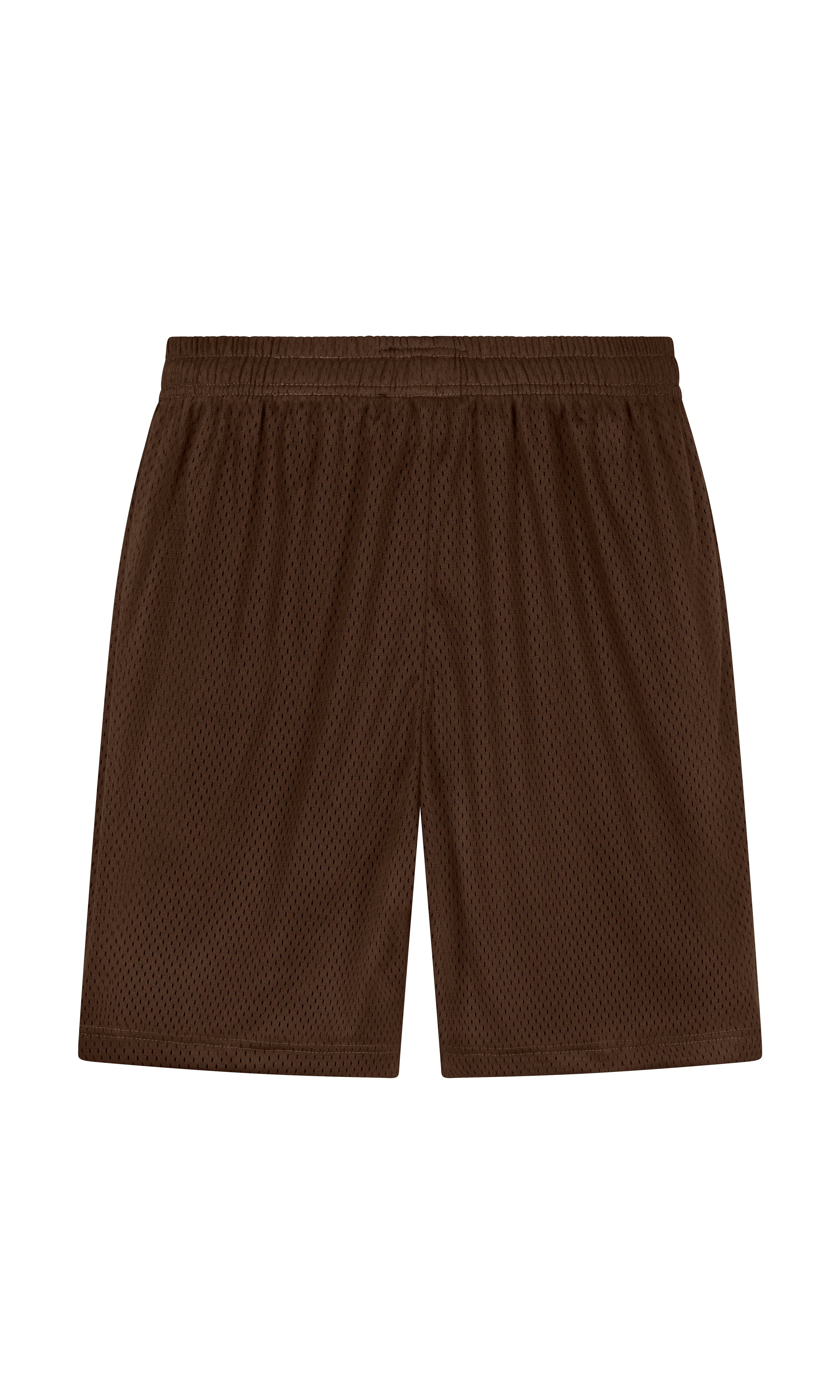Brown shorts on a white background